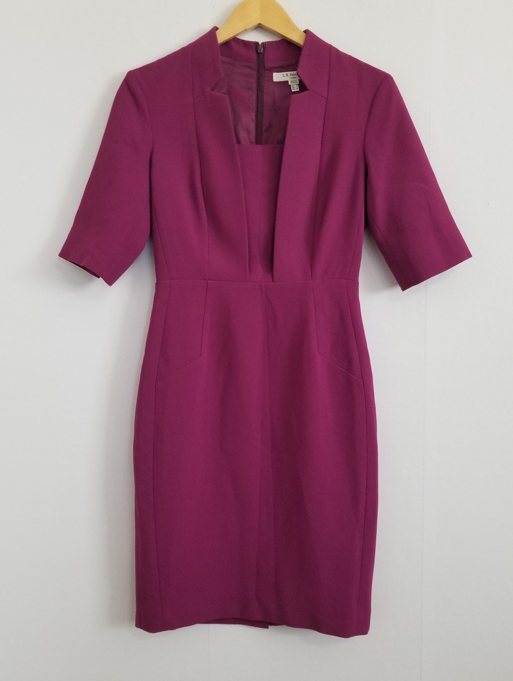 NWOT L.K. Bennett Violet Detroit Sheath Midi Dress Size 4
